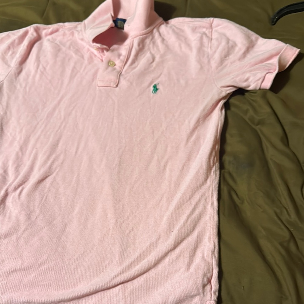 Ralph Lauren Men's Pink Polo Shirt